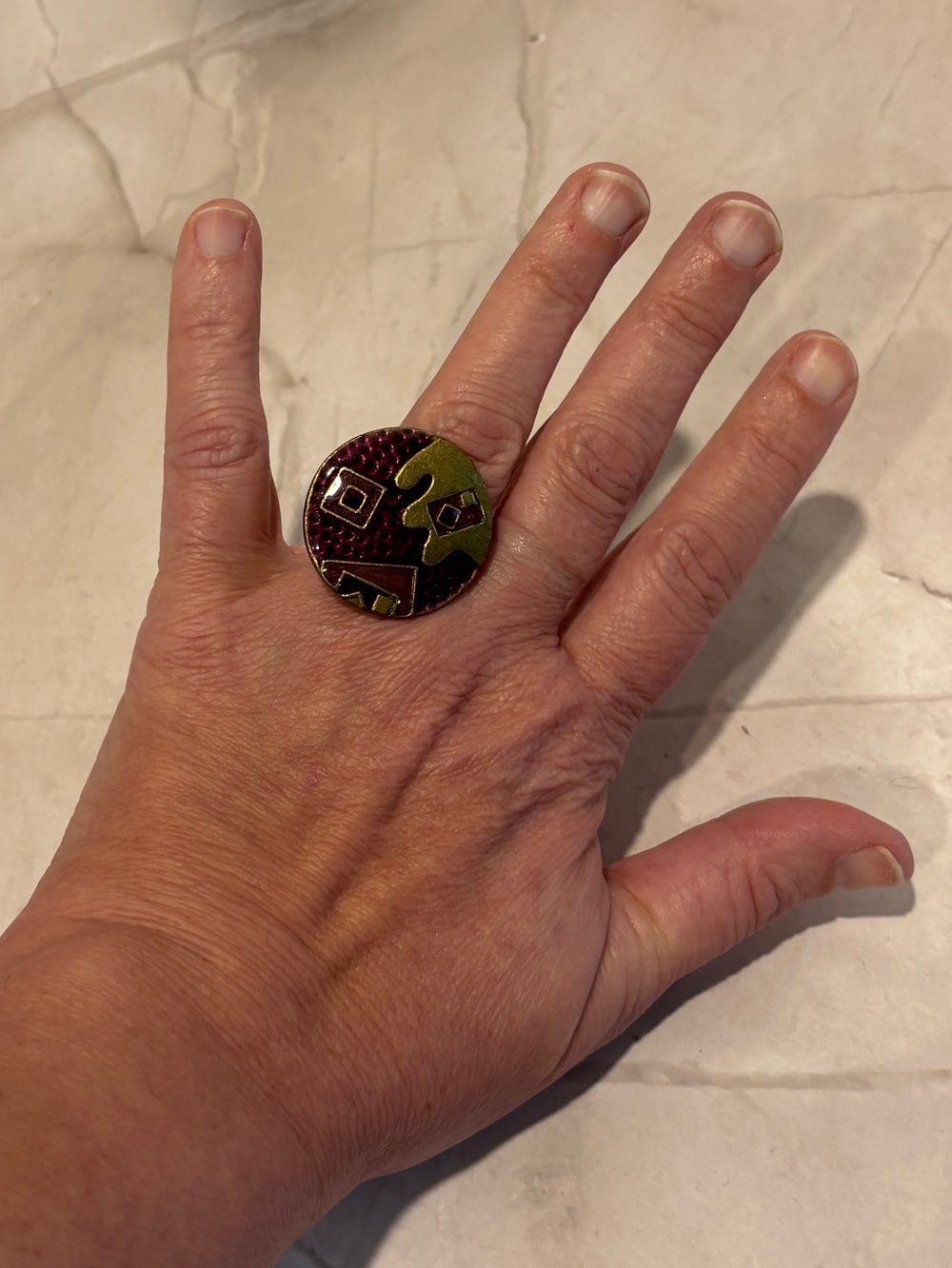 VINTAGE Adjustable Statement Ring